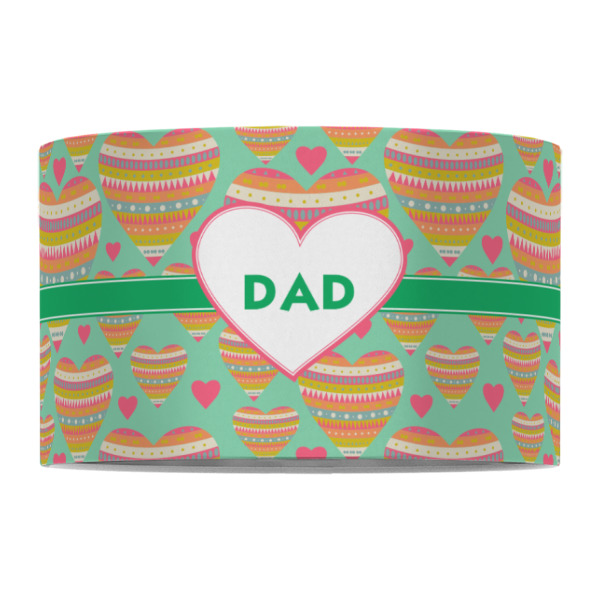 Custom Design - 12" Drum Lampshade - FRONT (Fabric)