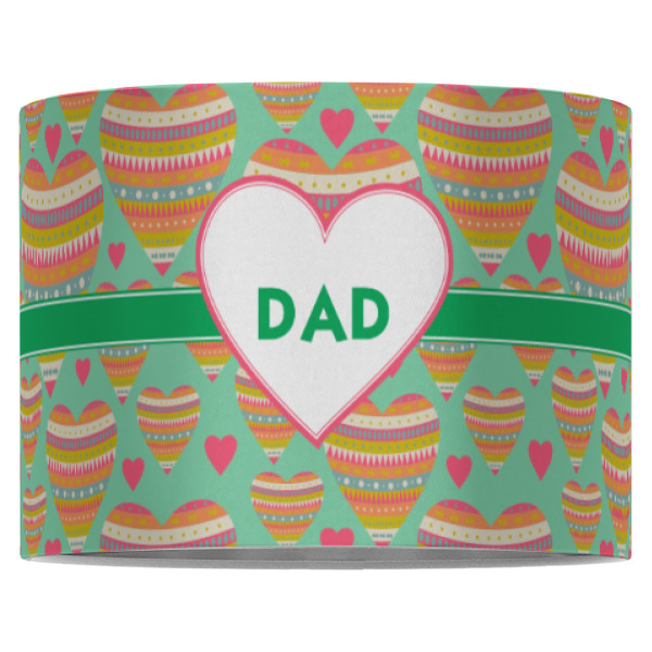 Custom Design - 16" Drum Lampshade - Front (Fabric)