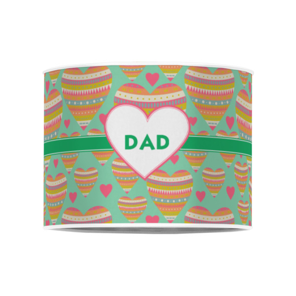 Custom Design - 8" Drum Lampshade - FRONT (Poly Film)