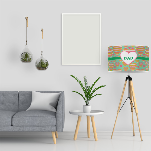 Custom Design - 12" Drum Lampshade - LIFESTYLE