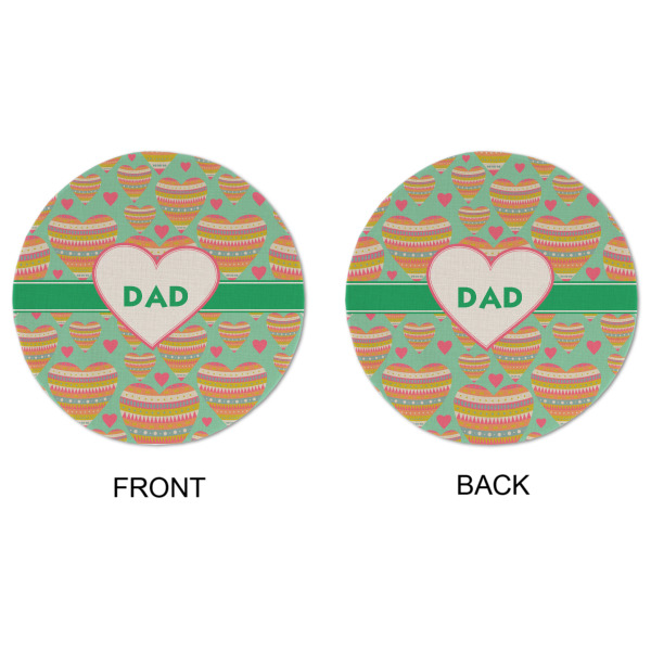 Custom Design - Round Linen Placemats - APPROVAL (double sided)