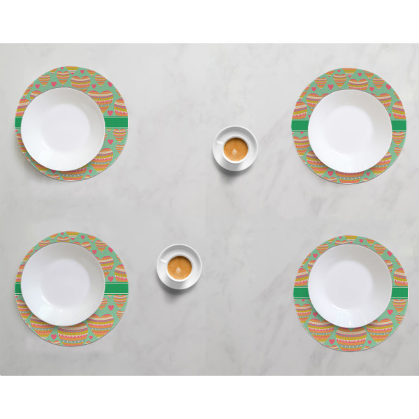 Custom Design - Round Linen Placemats - LIFESTYLE (set of 4)