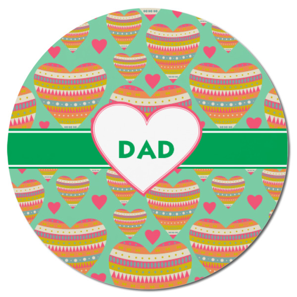 Custom Design - Round Fridge Magnet - FRONT