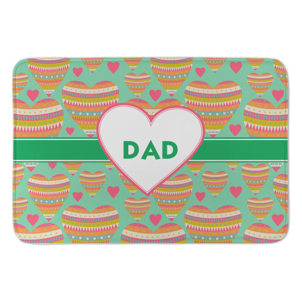 Custom Hearts Anti-Fatigue Kitchen Mat (Personalized)