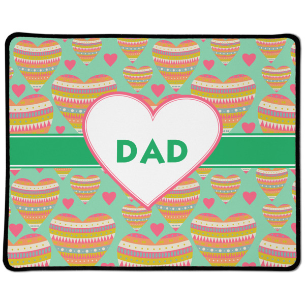 Custom Hearts Large Gaming Mouse Pad - 12.5" x 10" (Personalized)