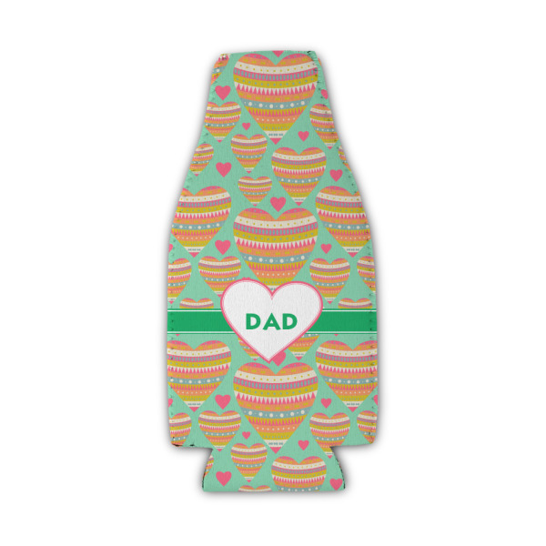 Custom Hearts Zipper Bottle Cooler (Personalized)