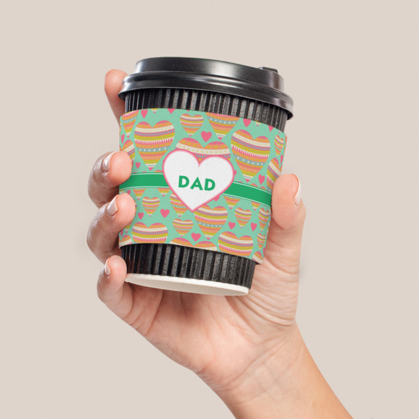 Custom Design - Coffee Cup Sleeve - LIFESTYLE