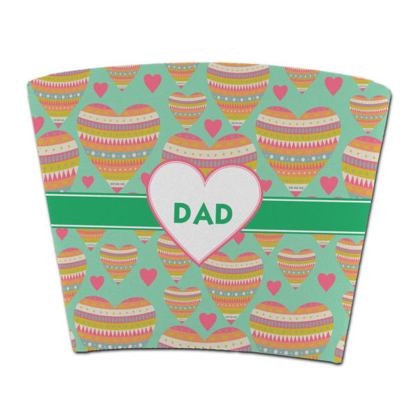 Custom Hearts Party Cup Sleeve - without bottom (Personalized)