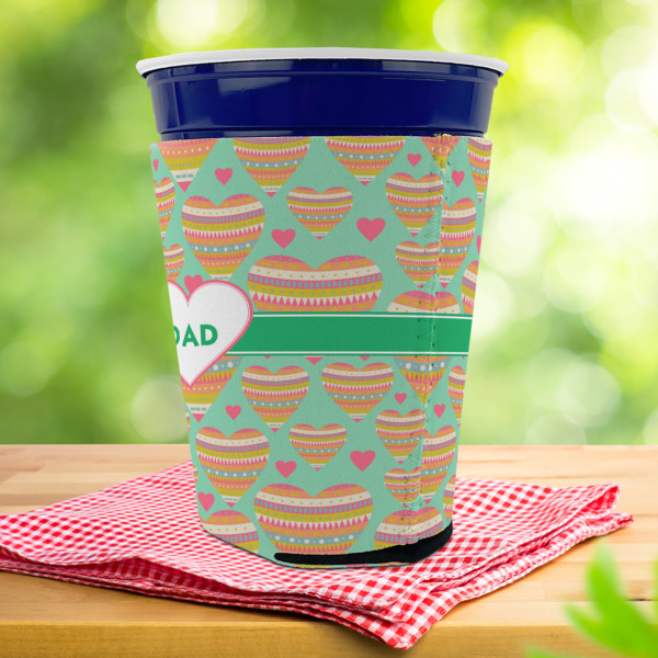 Custom Design - Party Cup Sleeves - with bottom - Lifestyle