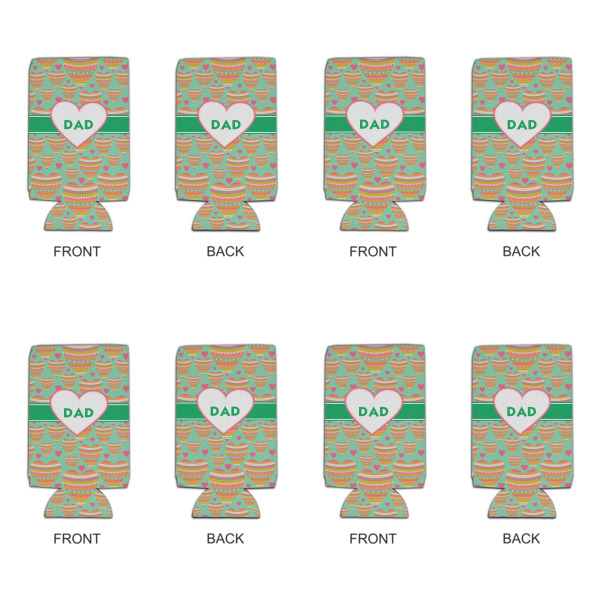 Custom Design - Can Cooler - 16oz - Set of 4 - Front & Back