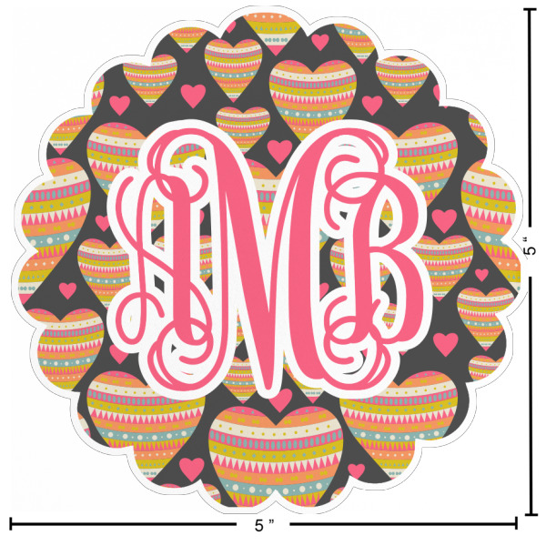 Custom Design - Custom Shape Iron On Patches - L Patch w/ Measurements