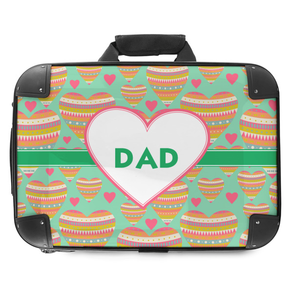 Custom Hearts Hard Shell Briefcase - 18" (Personalized)