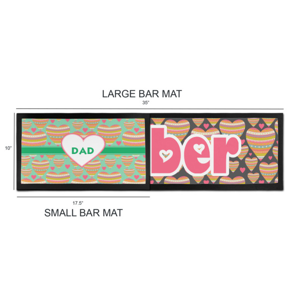 Custom Design - Bar Mats - Sizing Chart