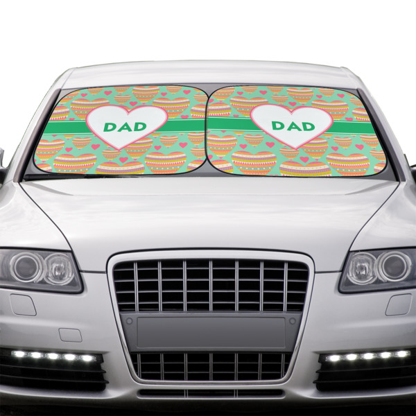 Custom Design - Car Sun Shades - IN CONTEXT