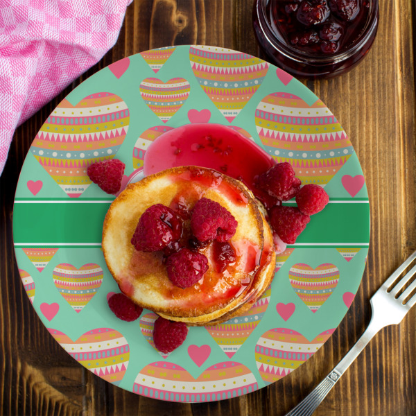 Custom Design - Melamine Plate 8 inches - LIFESTYLE