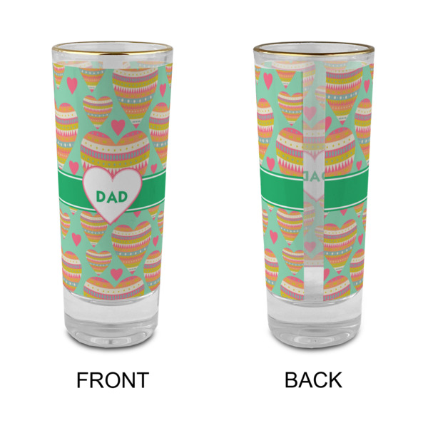 Custom Design - Glass Shot Glass - 2oz - Single - Front & Back