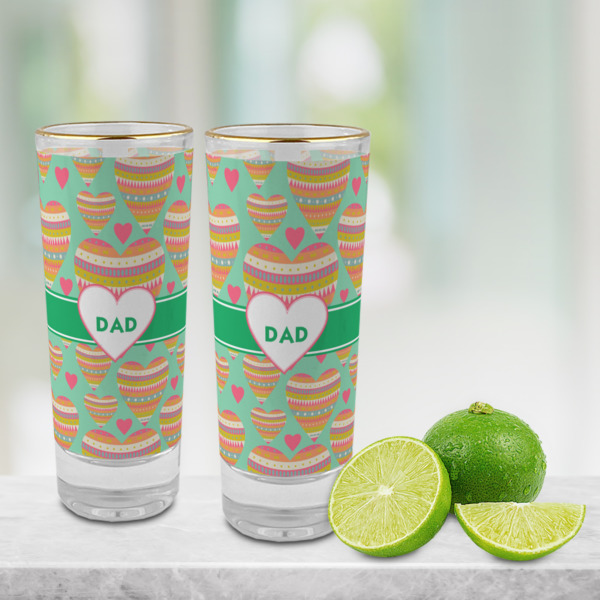 Custom Design - Glass Shot Glass - 2oz - Lifestyle