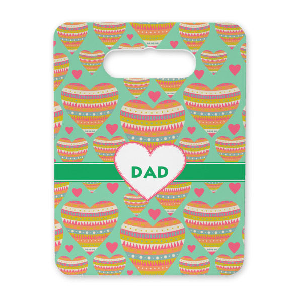 Custom Hearts Rectangular Trivet with Handle (Personalized)