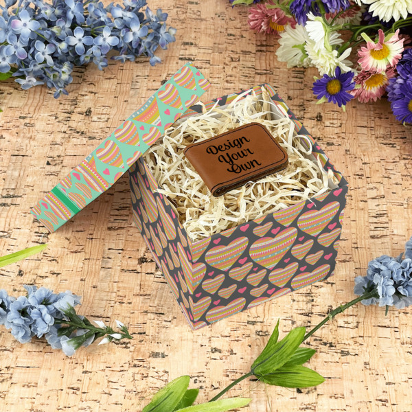 Custom Design - Gift Boxes with Lid - Canvas Wrapped - Small - In Context