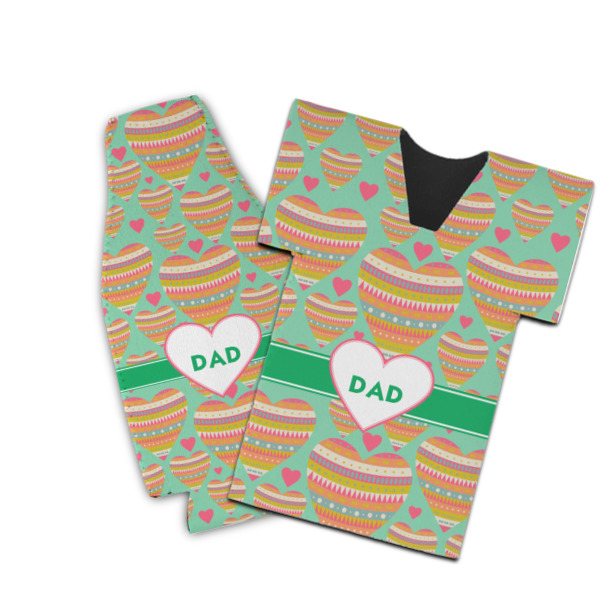 Custom Hearts Bottle Cooler (Personalized)