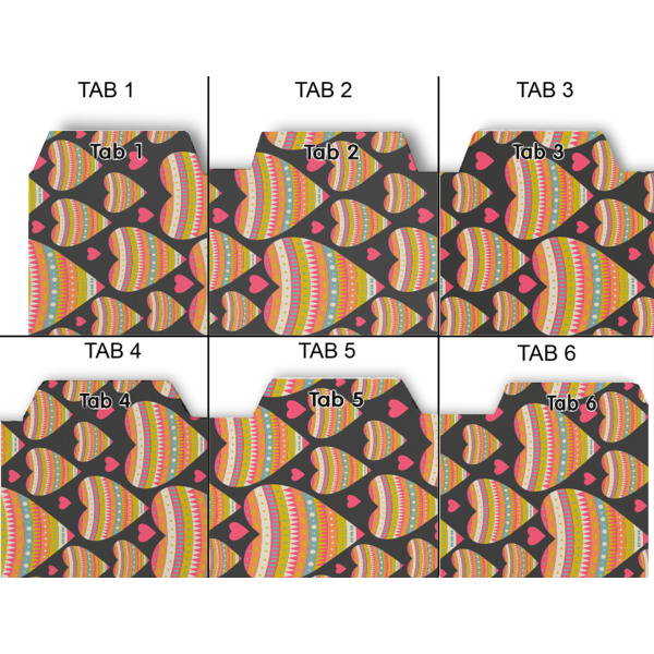 Custom Design - Page Dividers - Set of 6 - Approval