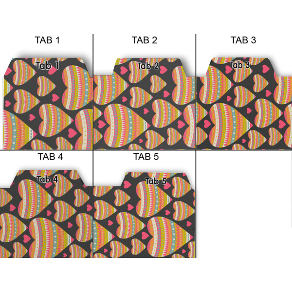 Custom Design - Page Dividers - Set of 5 - Approval