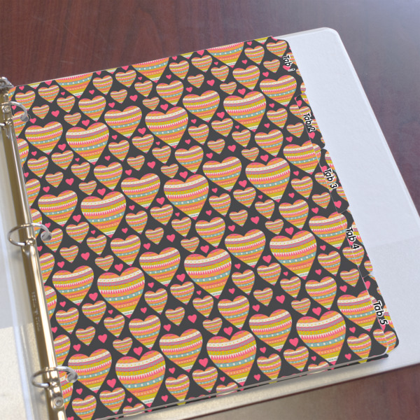 Custom Design - Page Dividers - Set of 5 - In Context