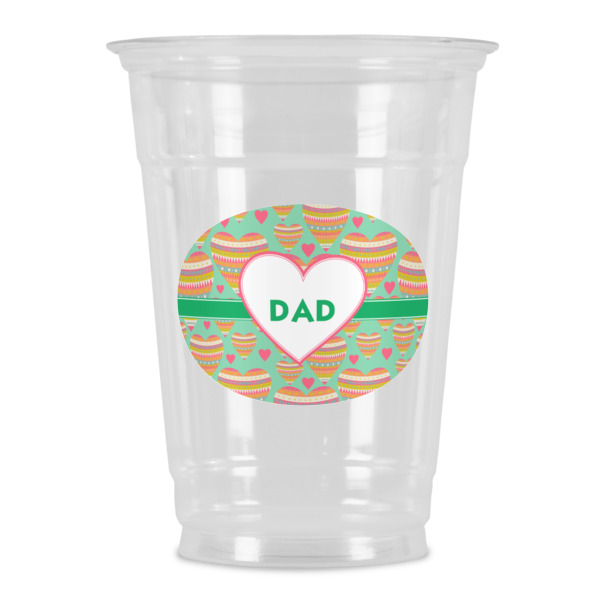 Custom Hearts Party Cups - 16oz (Personalized)