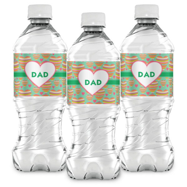 Custom Design - Water Bottle Labels - Front View