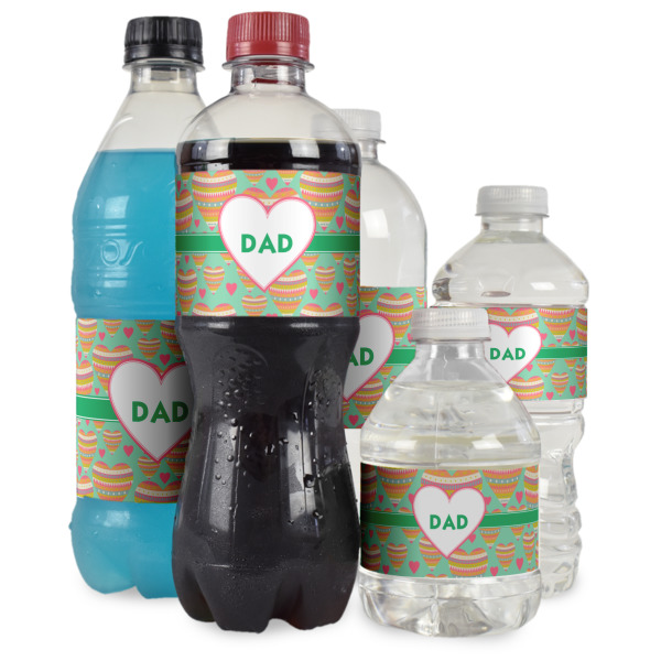Custom Design - Water Bottle Label - Multiple Bottle Sizes
