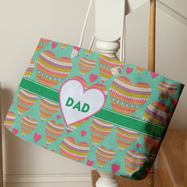 Custom Design - Large Rope Tote - Life Style