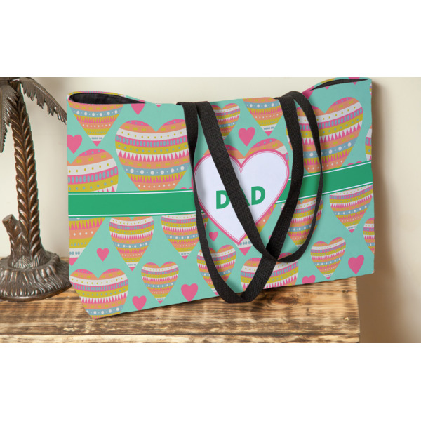 Custom Design - Tote w/Black Handles - Lifestyle View