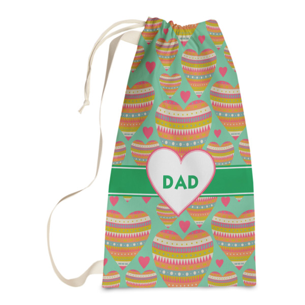 Custom Hearts Laundry Bags - Small (Personalized)