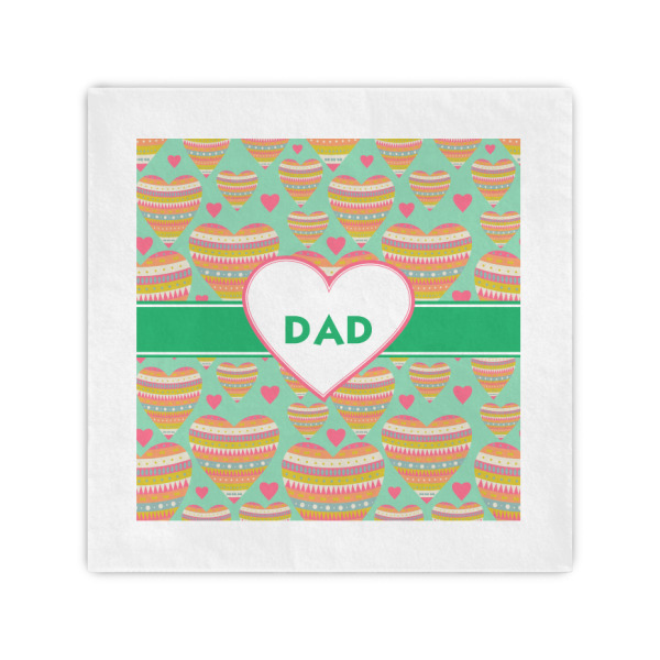 Custom Hearts Cocktail Napkins (Personalized)