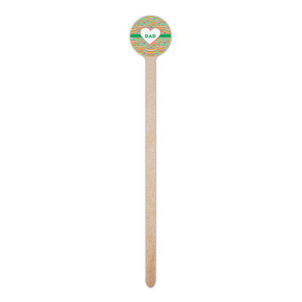 Custom Design - Wooden 6" Stir Stick - Round - Single Stick