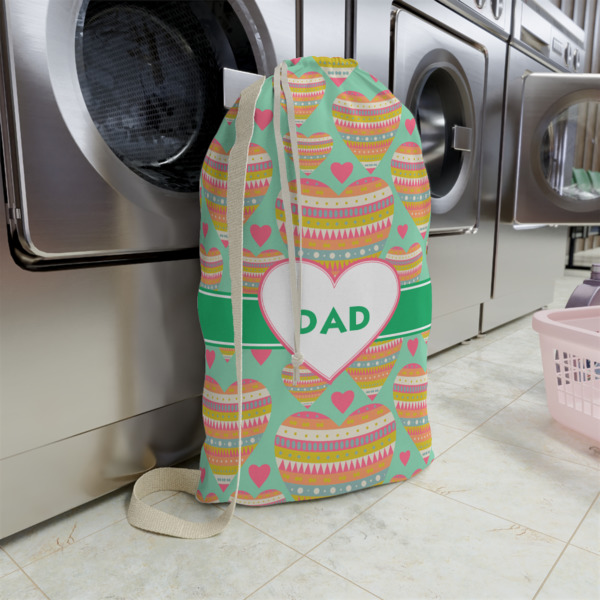 Custom Design - Large Laundry Bag - In Context