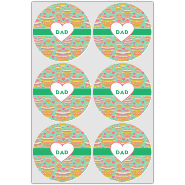 Custom Design - Icing Circle - Large - Set of 6