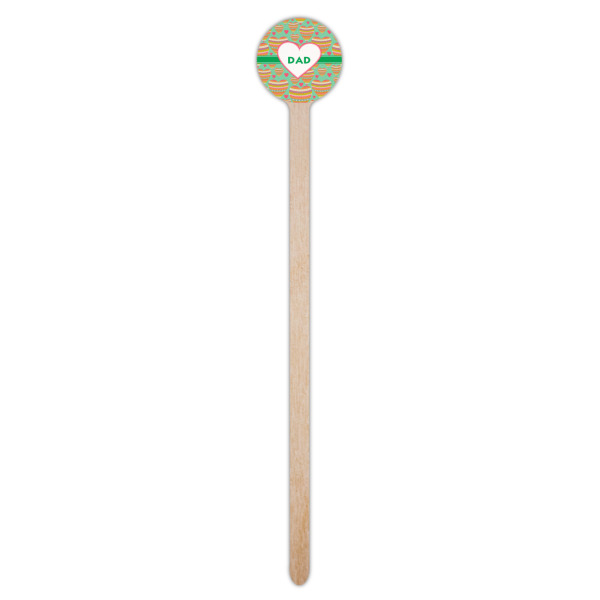 Custom Design - Wooden 7.5" Stir Stick - Round - Single Stick