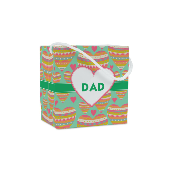 Custom Hearts Party Favor Gift Bags - Matte (Personalized)