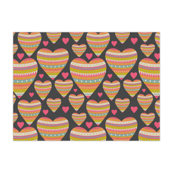 Custom Hearts Tissue Paper Sheets - Large - Heavyweight