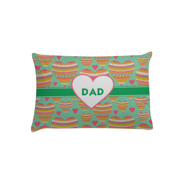 Custom Hearts Pillow Case - Toddler w/ Monogram
