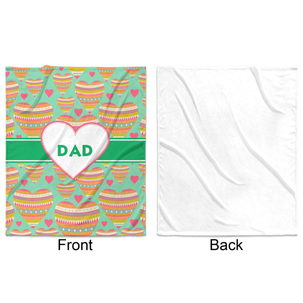 Custom Design - Minky Blanket - 50"x60" - Single Sided - Front & Back