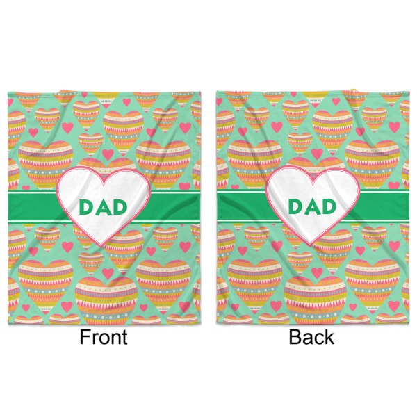 Custom Design - Minky Blanket - 50"x60" - Double Sided - Front & Back