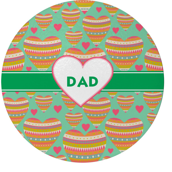 Custom Design Your Own Round Glass Cutting Board