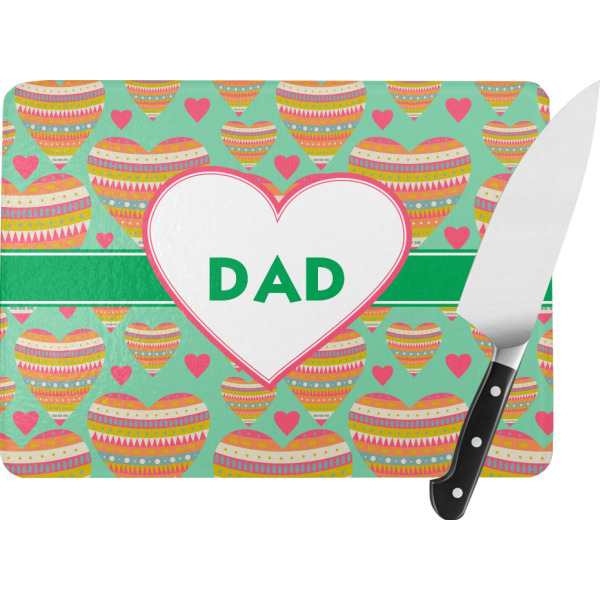 Custom Design Your Own Rectangular Glass Cutting Board