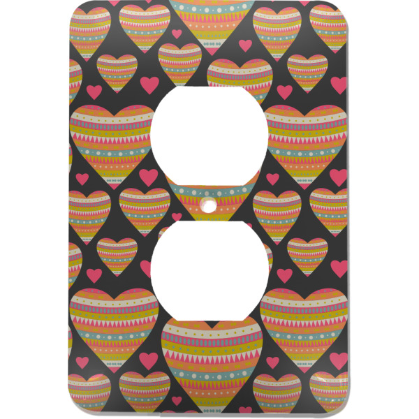 Custom Hearts Electric Outlet Plate