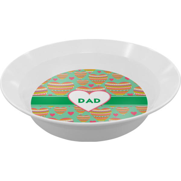 Custom Hearts Melamine Bowl (Personalized)