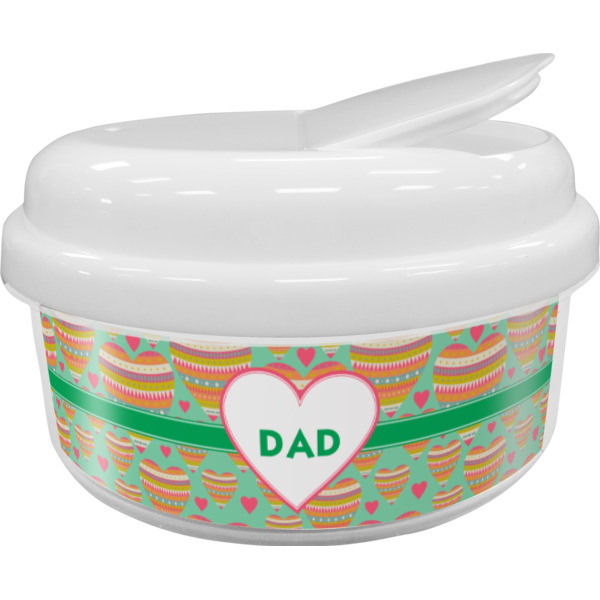 Custom Hearts Snack Container (Personalized)