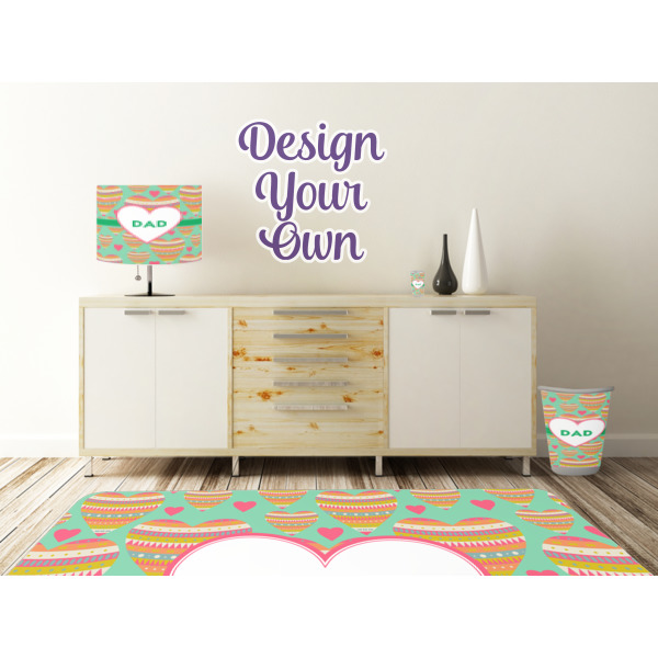 Custom Design - Wall Graphic Decal Wooden Desk