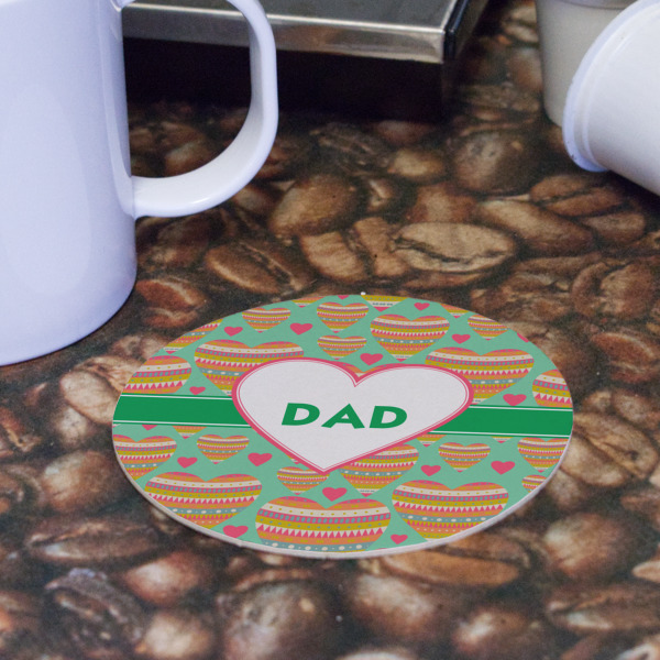 Custom Design - Round Paper Coaster - Front